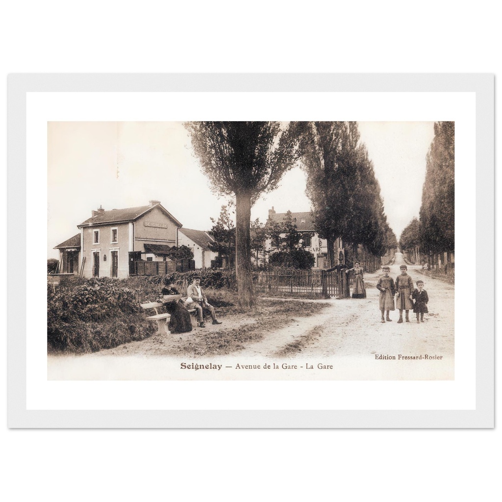 Seignelay - la gare - Avenue de la gare