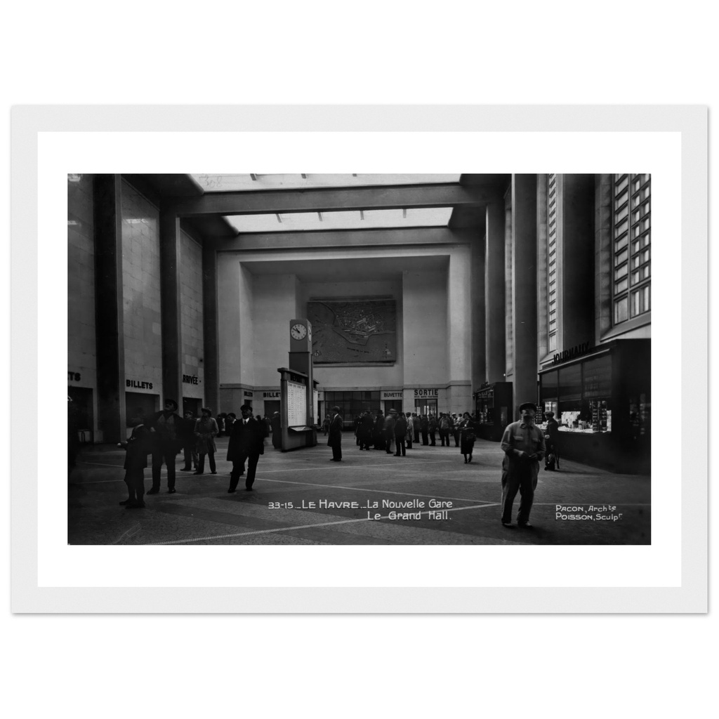 Le Havre - la nouvelle gare - le Grand hall