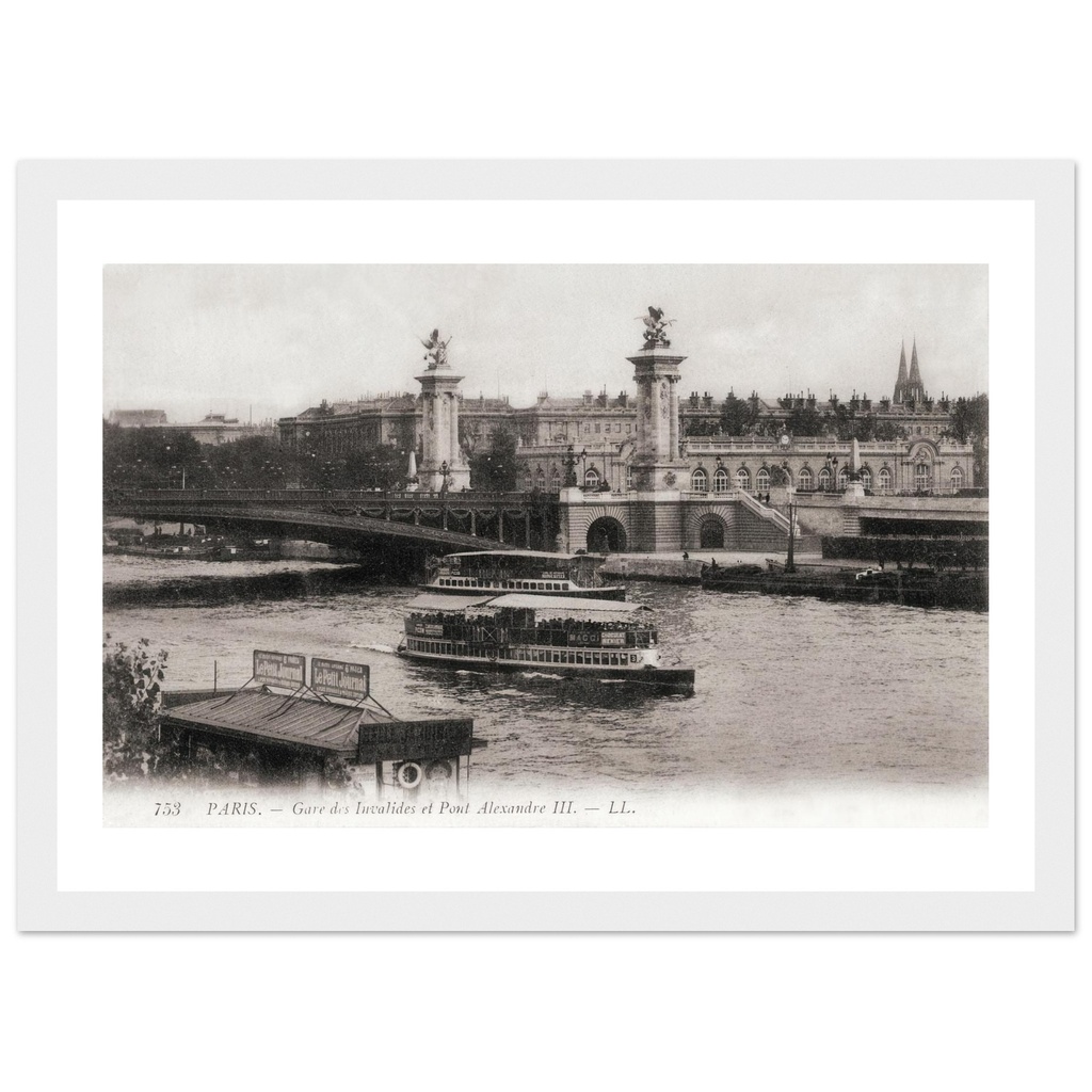 Gare des Invalides et pont Alexandre III V1
