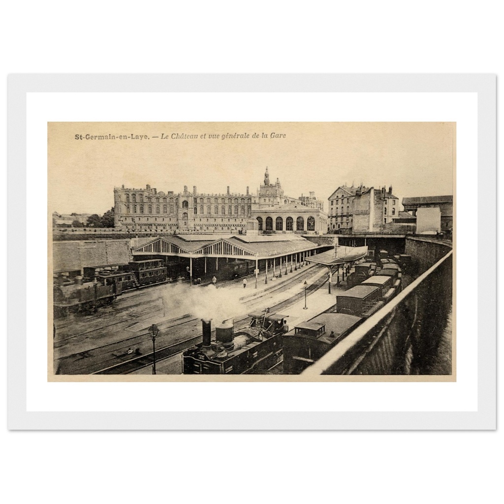 Gare de St Germain en Laye, et le Chateau