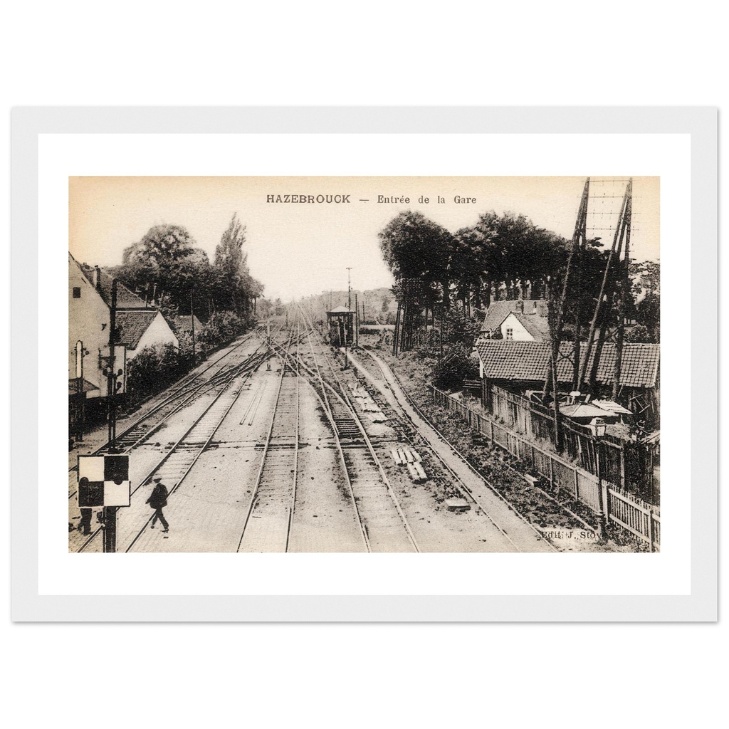 Hazebrouck - entree de la gare