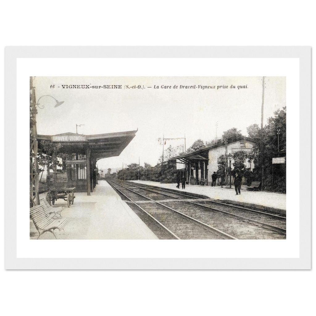 Vigneux-sur-Seine - La Gare de Dravel-Vigneux prise du quai