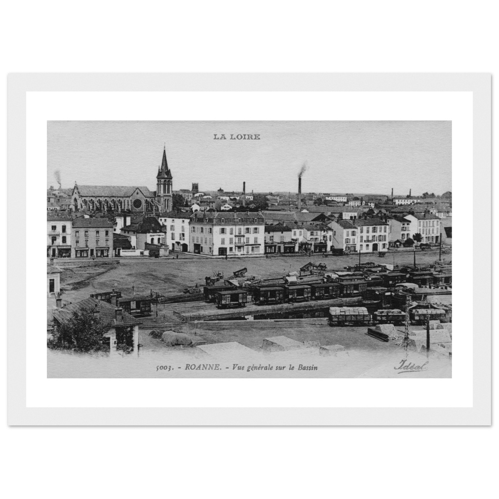 Roanne - vue general sur le Bassin