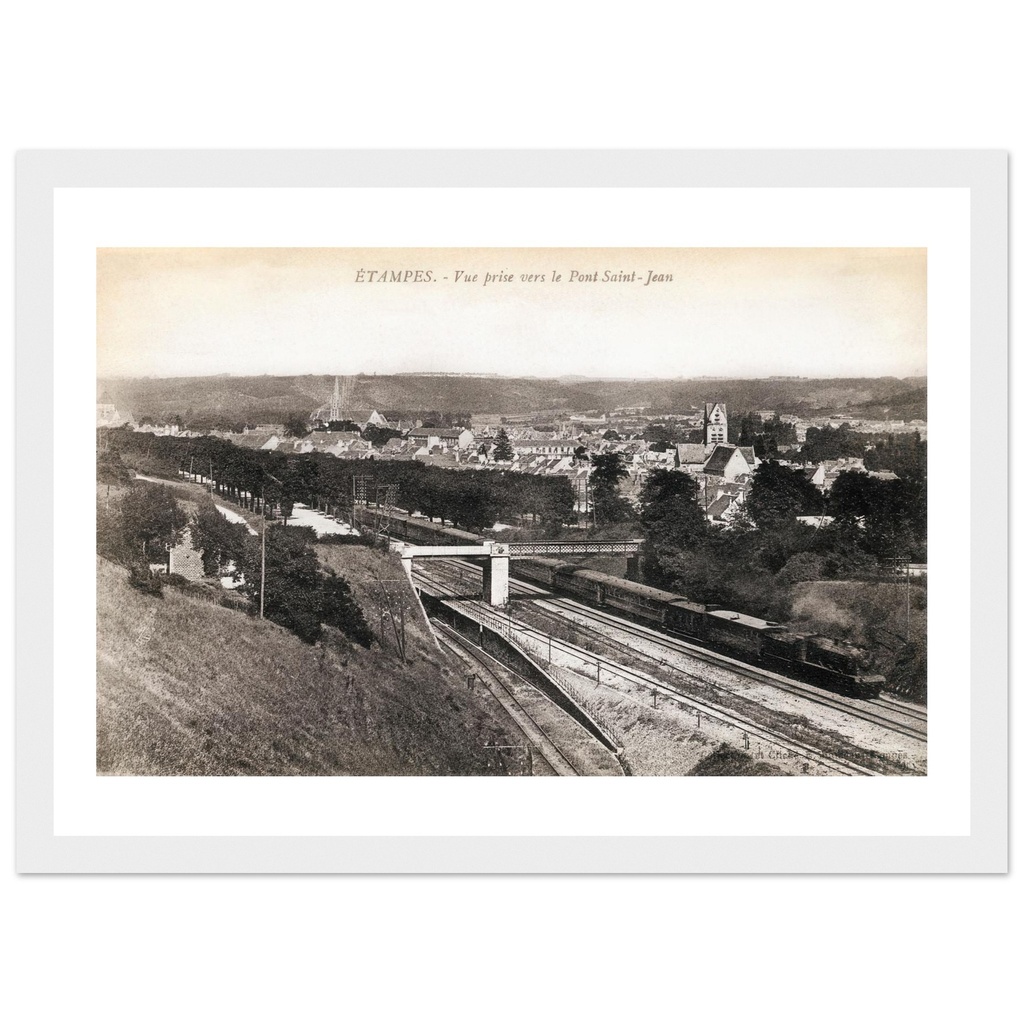 Etampes -Vue  prise vers le Pont St Jean