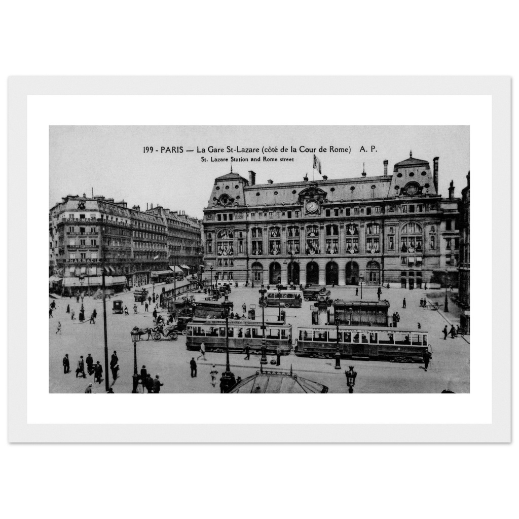 St lazare - la Gare , Rue de Rome
