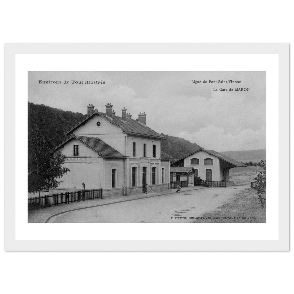 Environs de Toul - Gare de Maron - Ligne de pont St Vincent