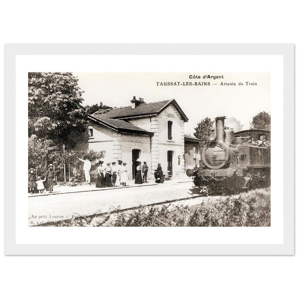 cote d'argent - Taussat les Bains - Attente du train