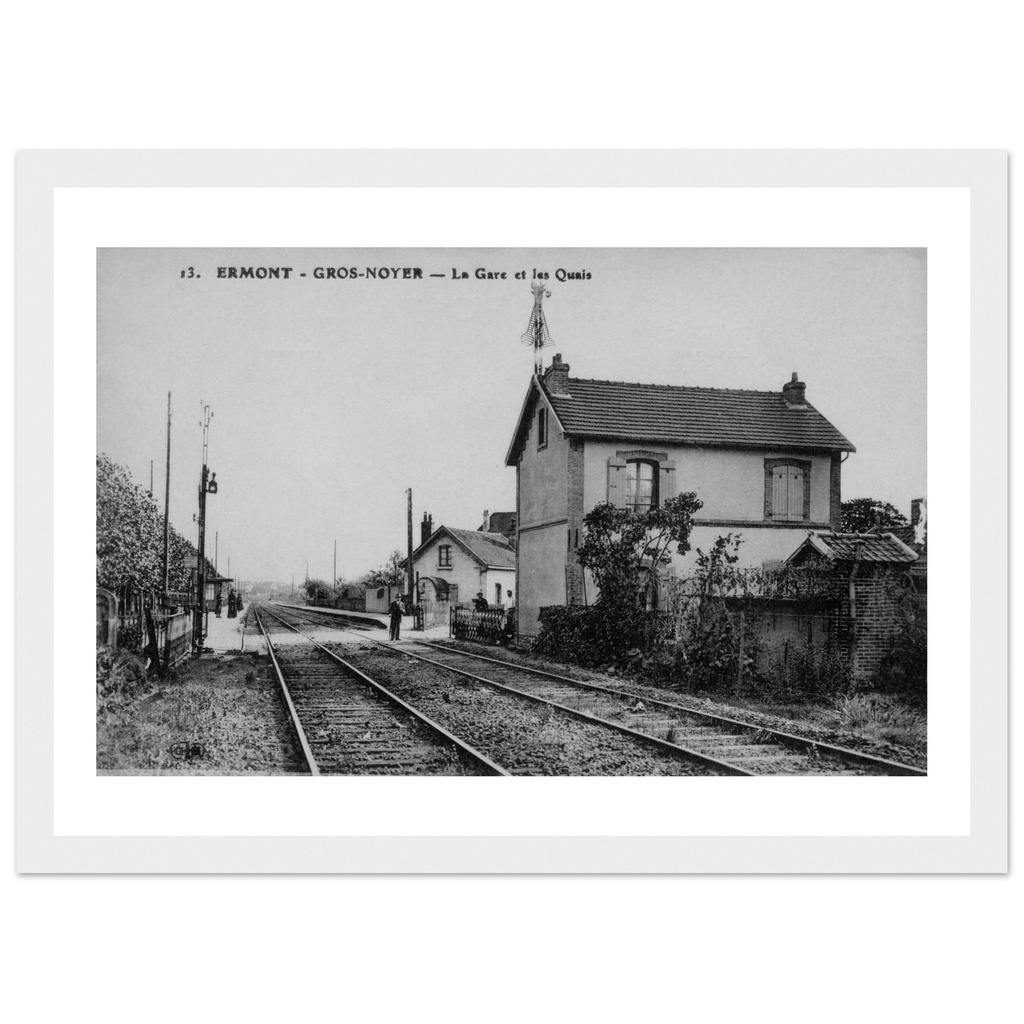 Ermont-Gros-Noyer - La Gare et les Quais