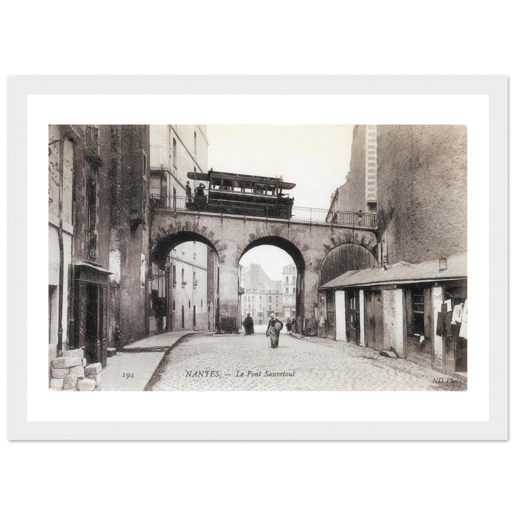 Nantes - Le pont Sauvetout