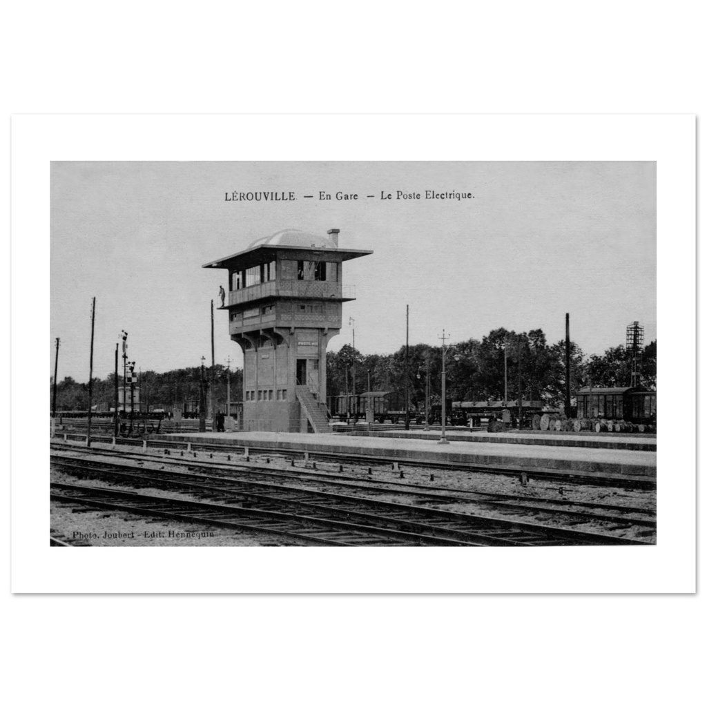 Lerouville - La Gare, le poste electrique