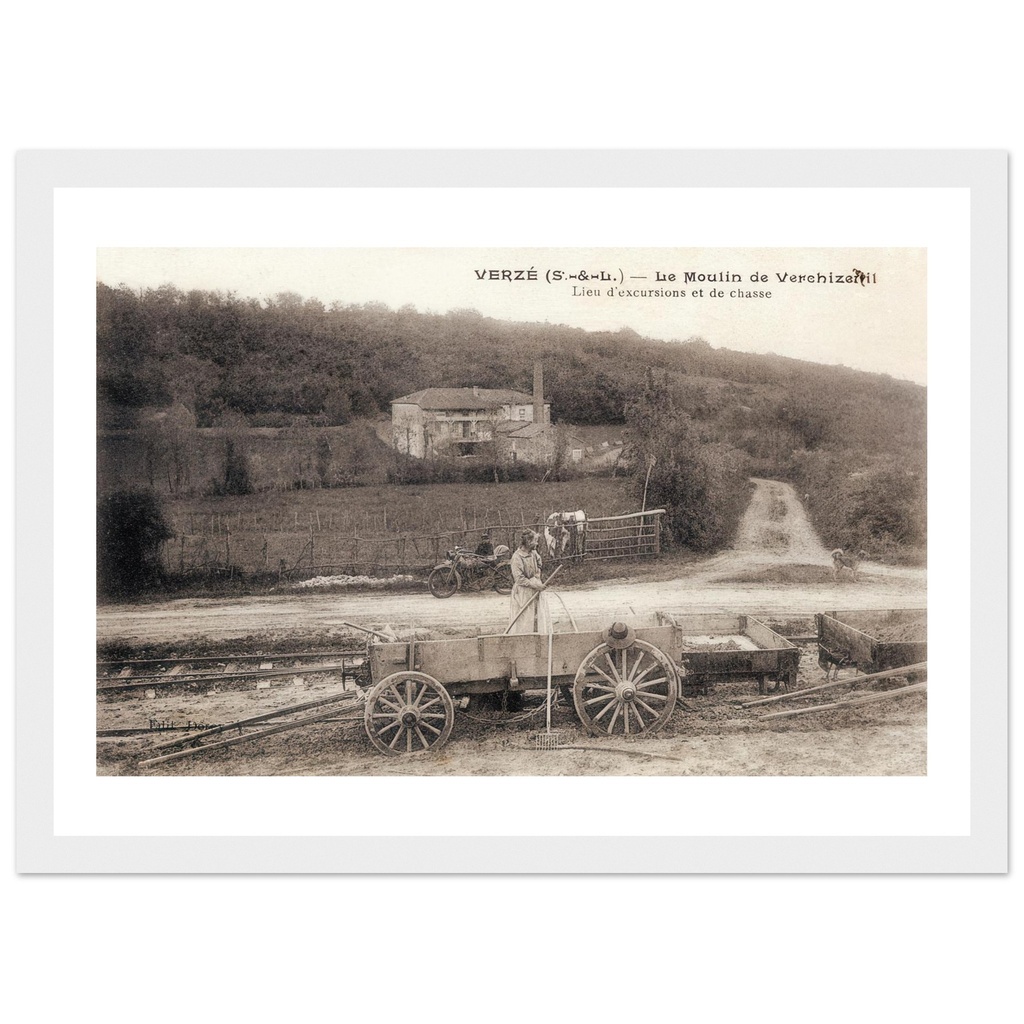 Verze - Le moulin de Verchizeuil - Lieu d'excursion et de chasse