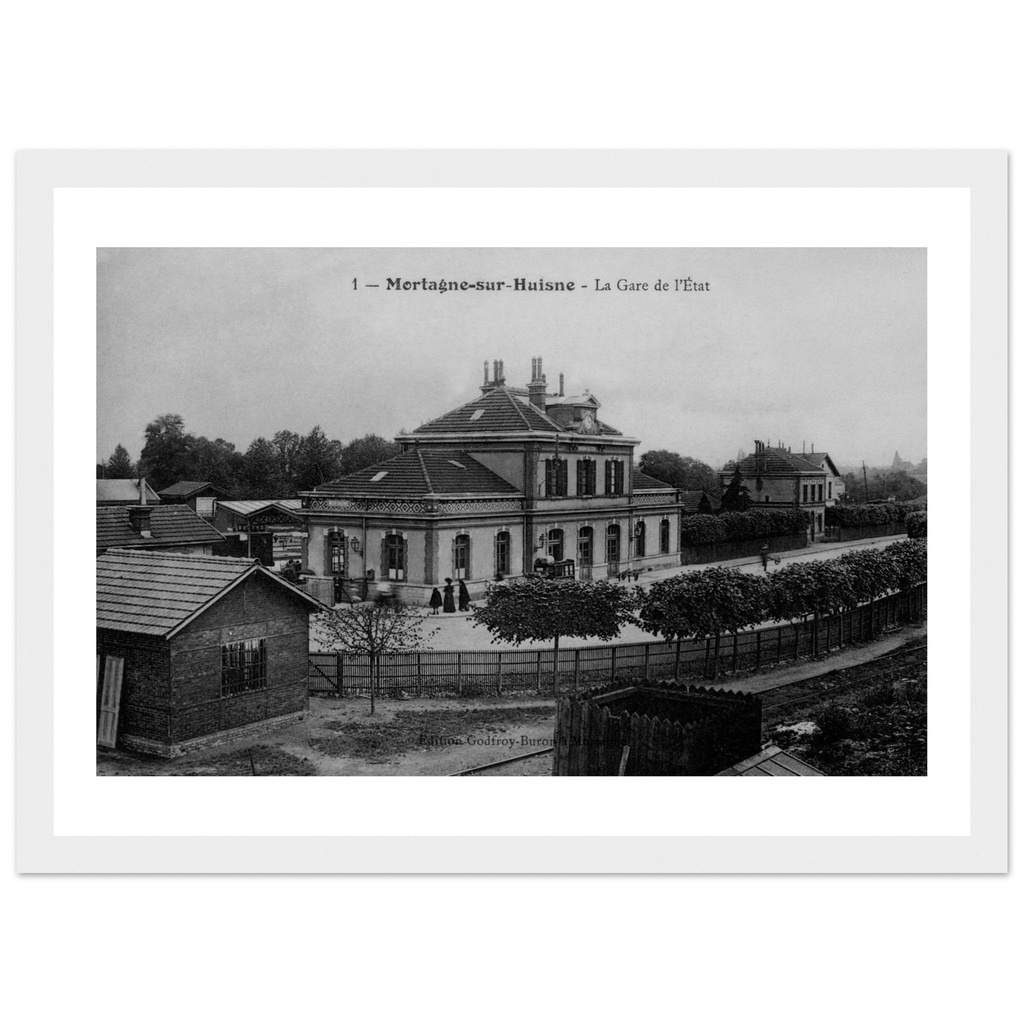 Mortagne-sur-le-Huisne - La gare de L'etat