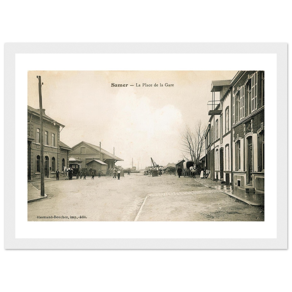 Samer - La place de la Gare