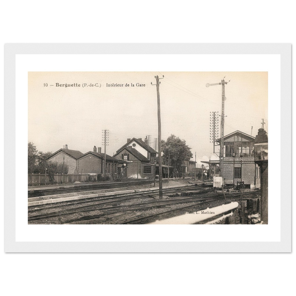 Berguette - Interieur de la gare