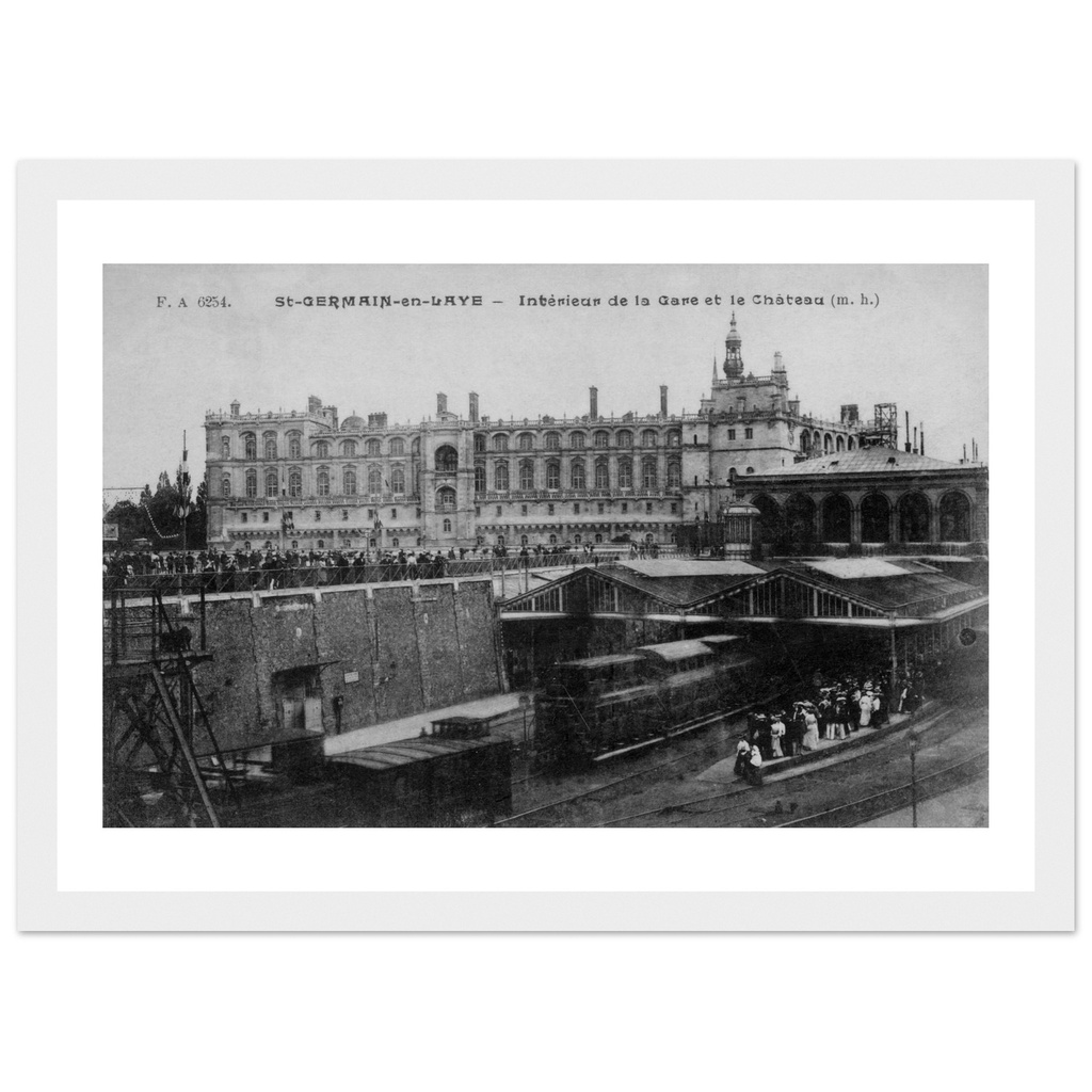 Gare de Saint-Germain-en-Laye et le château