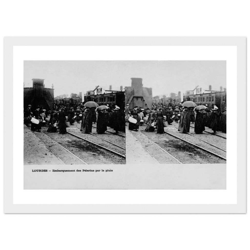 Lourdes - La gare - Embarquement de la Gare