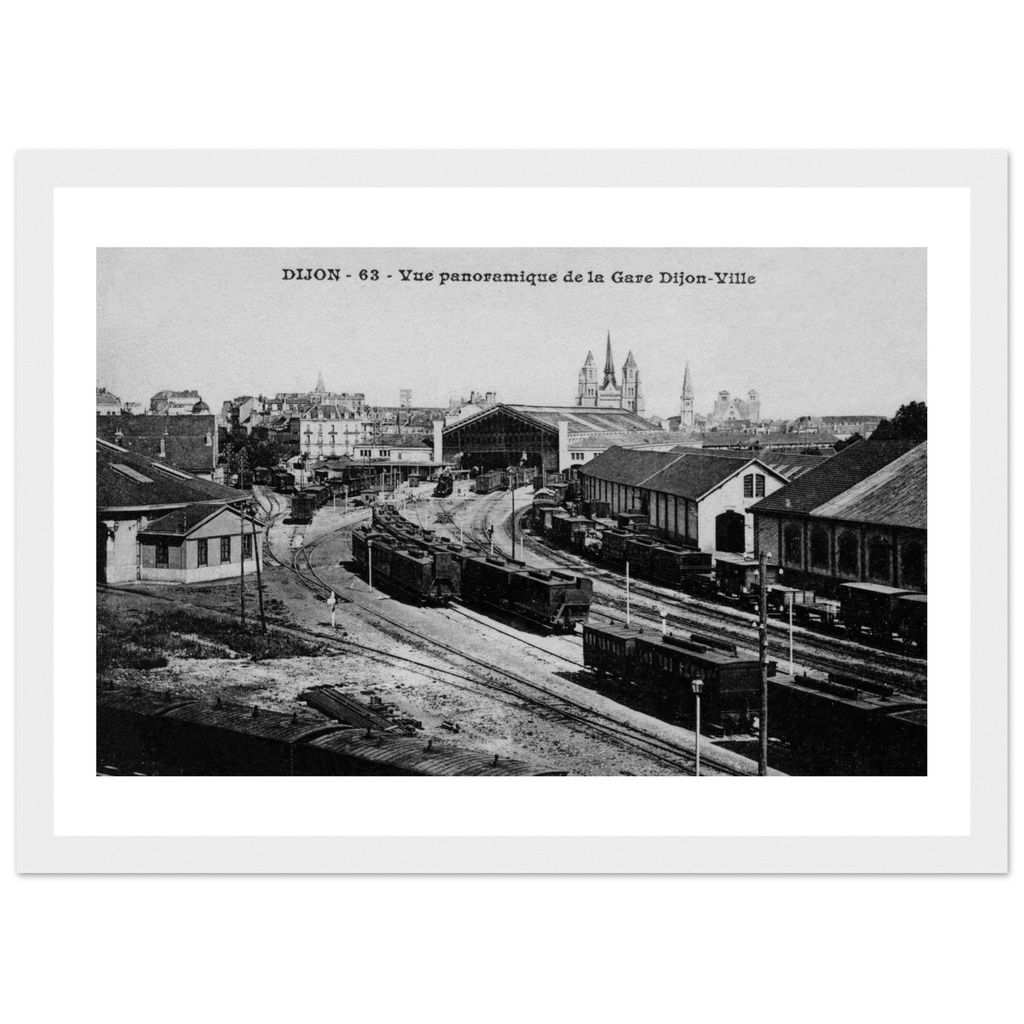 Dijon - vue Panoramique de la Gare Dijon-vllie