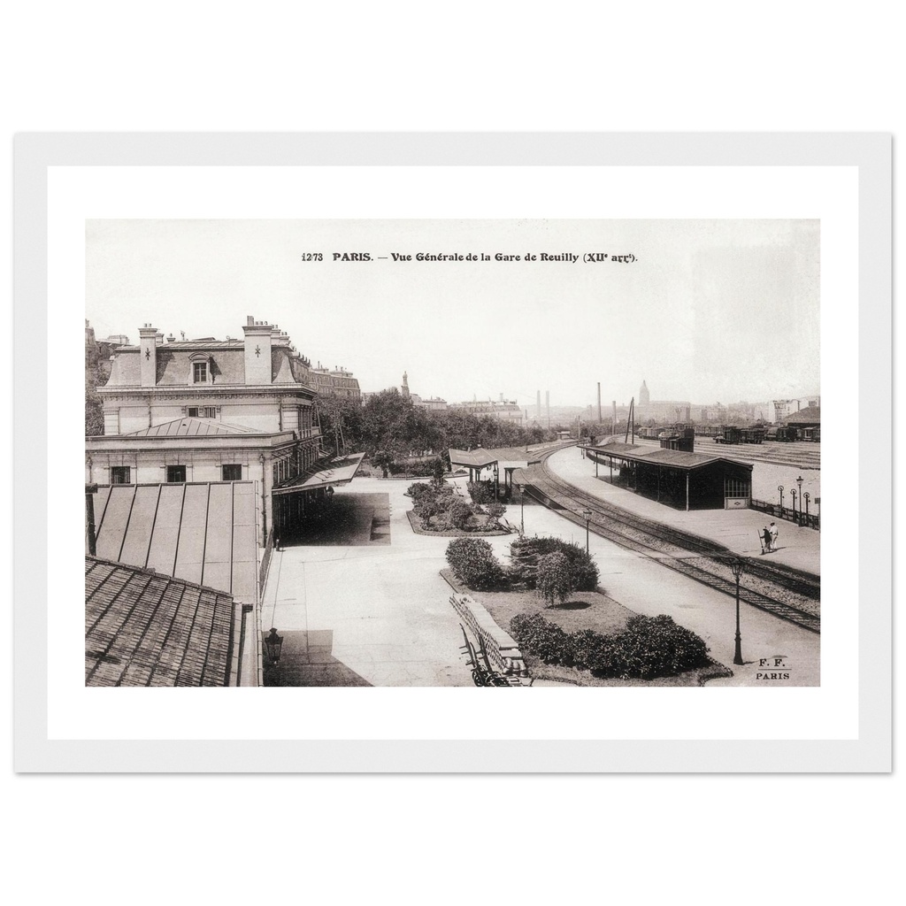 Vue generale de la Gare de Reuilly (12e)