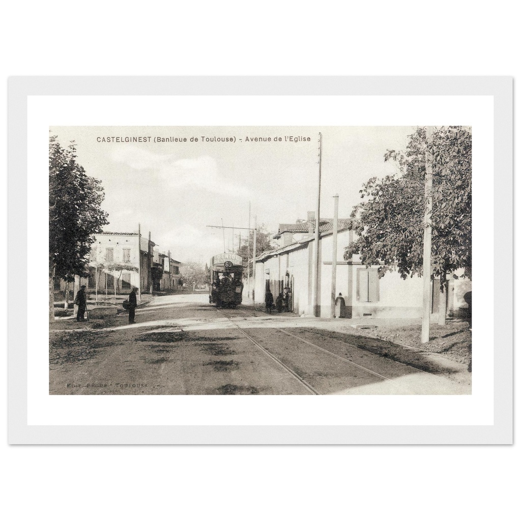 Castelginest (banlieue de Toulouse) - Avenue de l'Eglise
