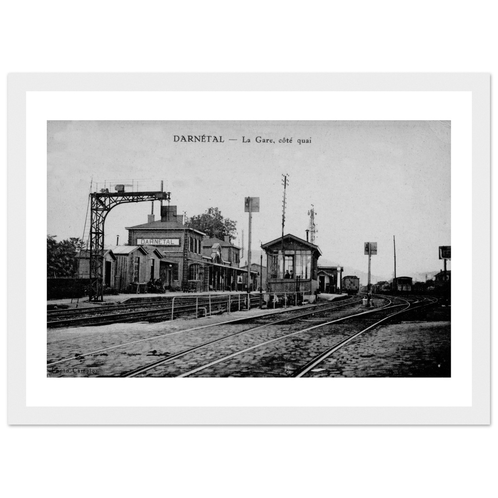Darnetal - La Gare cote quai