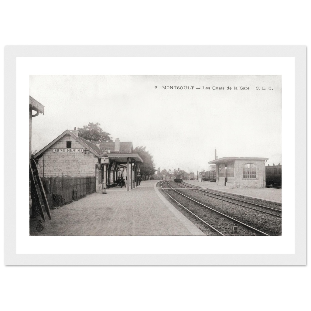 Monsoult - les quais de la Gare
