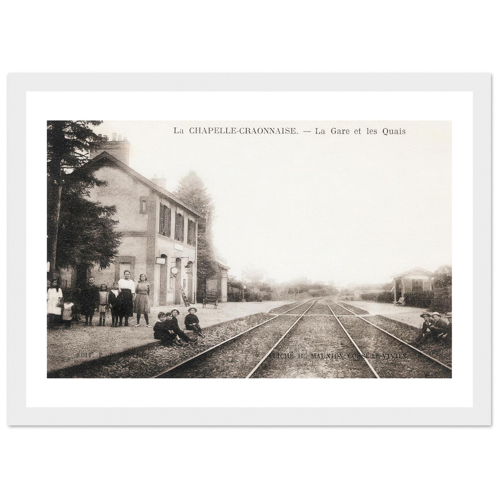 La Chapelle-Craonnaise - La gare et les quais