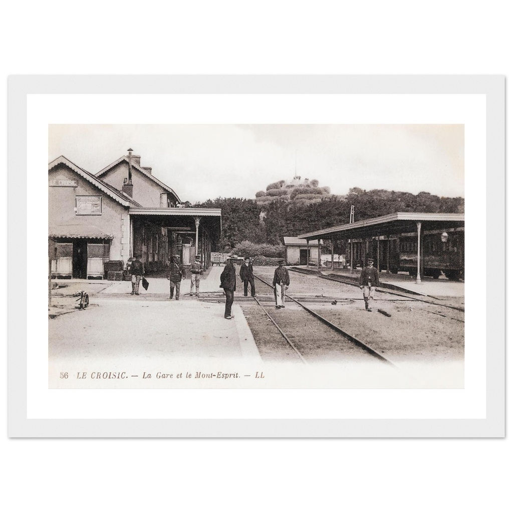 Le Croisic - La Gare et le Mont esprit