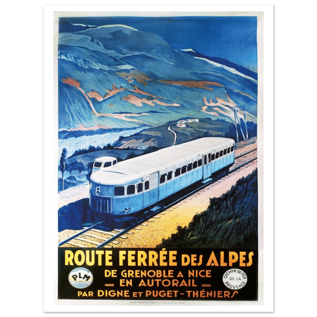 PLM - Route ferrée des Alpes