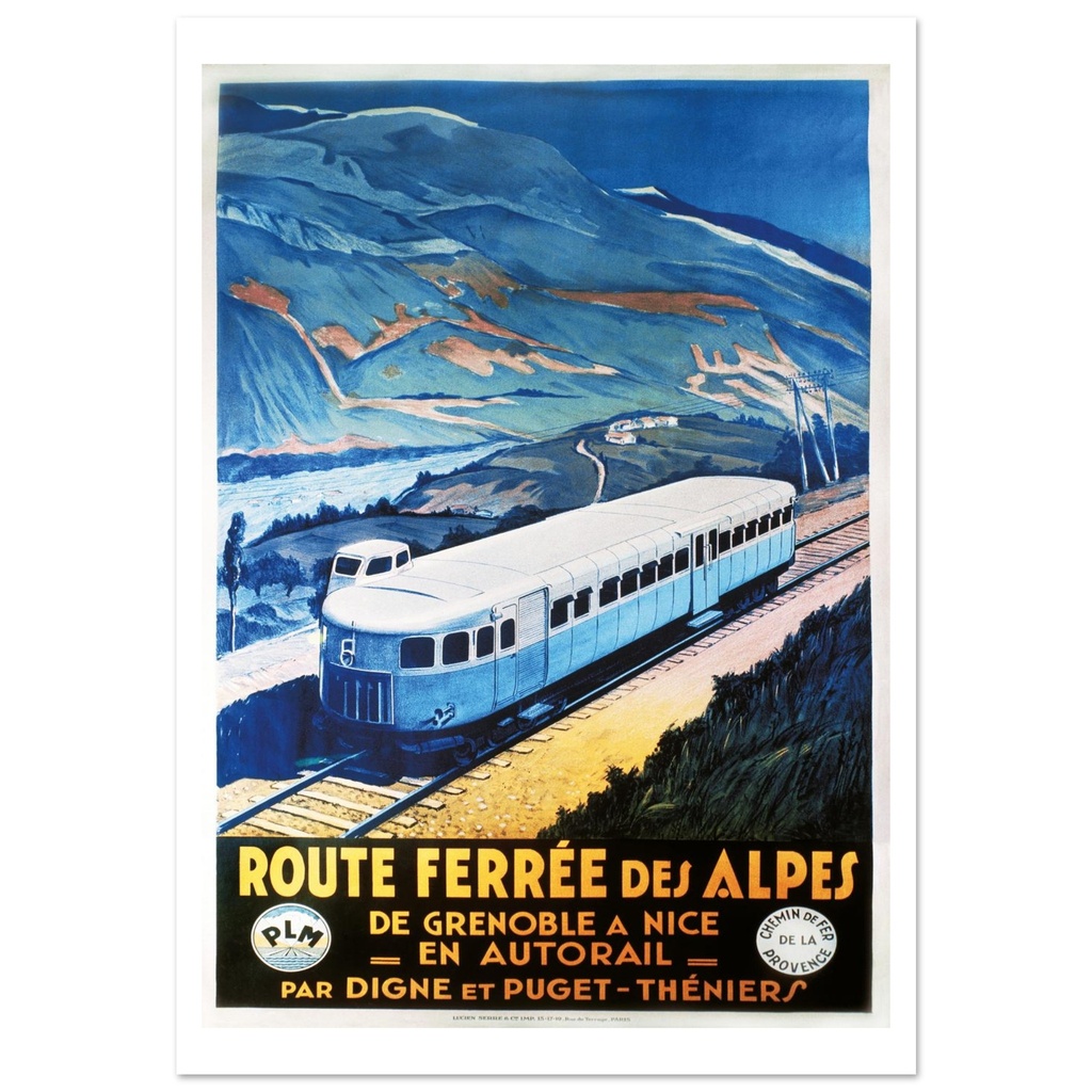 PLM - Route ferrée des Alpes