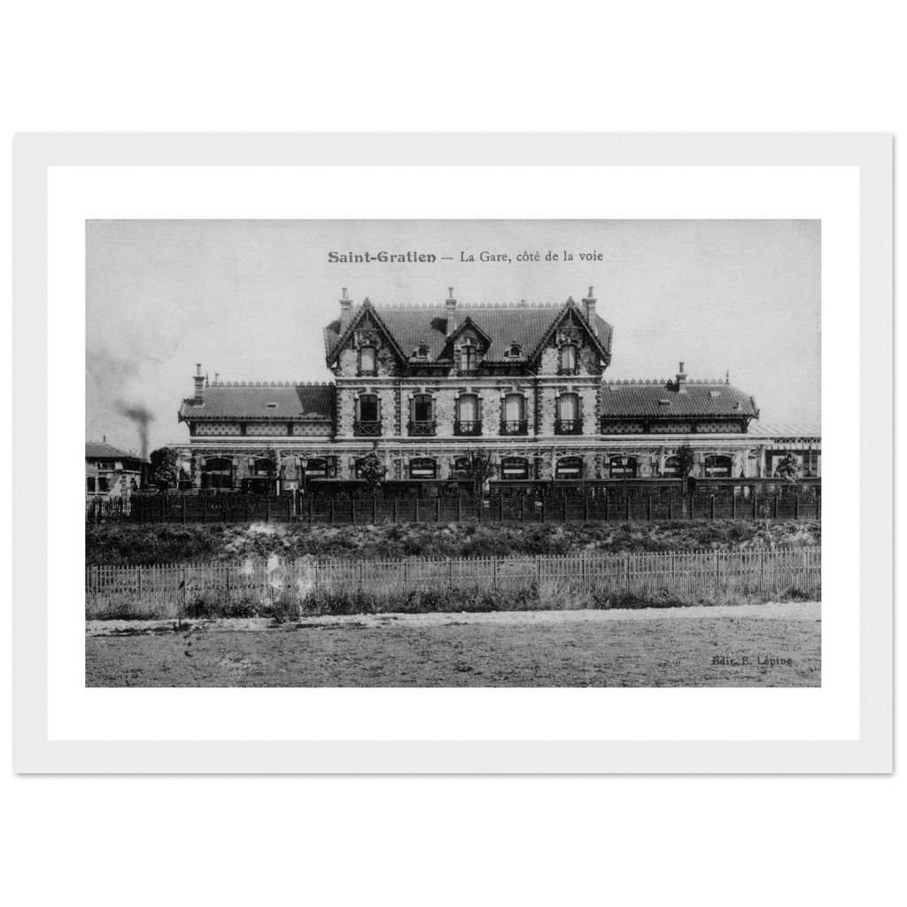 Saint-Gratien - La Gare cote de la voie