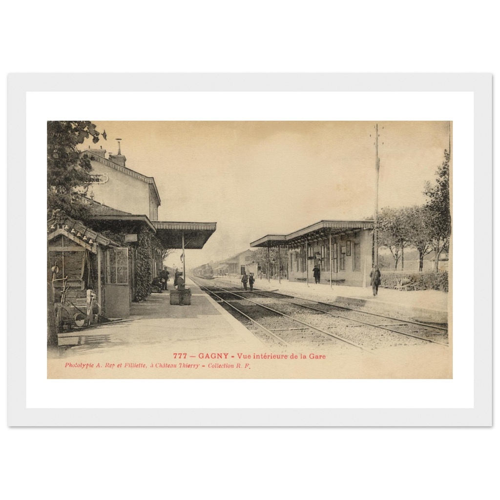 Gagny - Vue interieure de la Gare