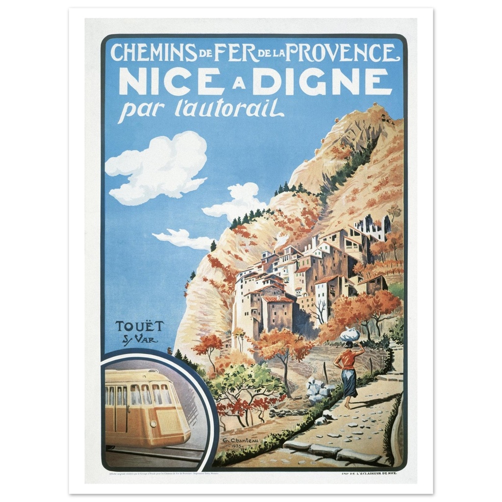 Nice à Digne par Autorail