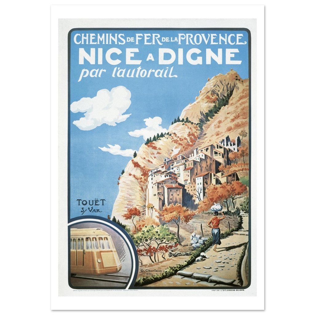 Nice à Digne par Autorail