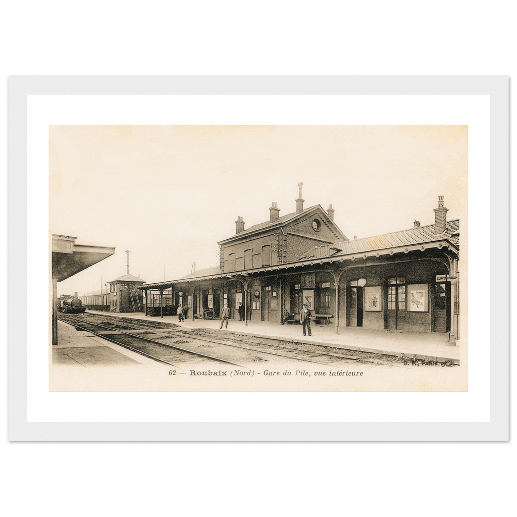 Roubaix - Gare du Pile, vue interieure