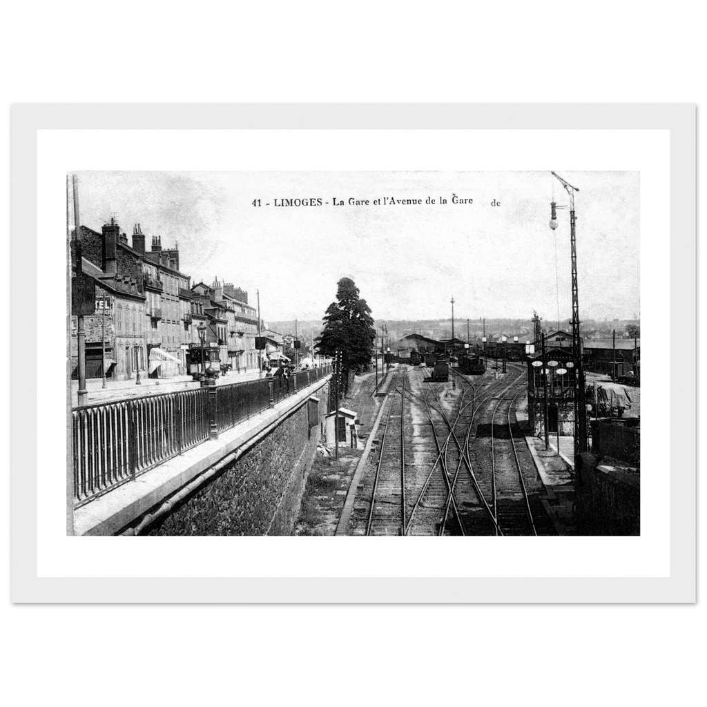 Limoges - Haute Vienne - Gare des benedictins