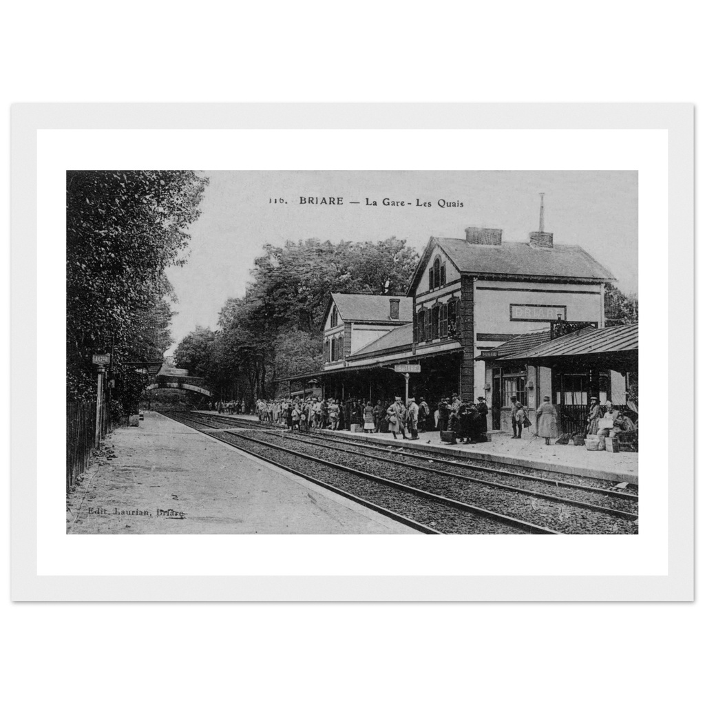 Briare - La Gare - Les quais