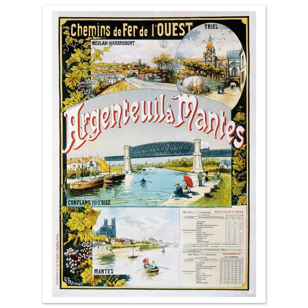 D'Argenteuil à Mantes