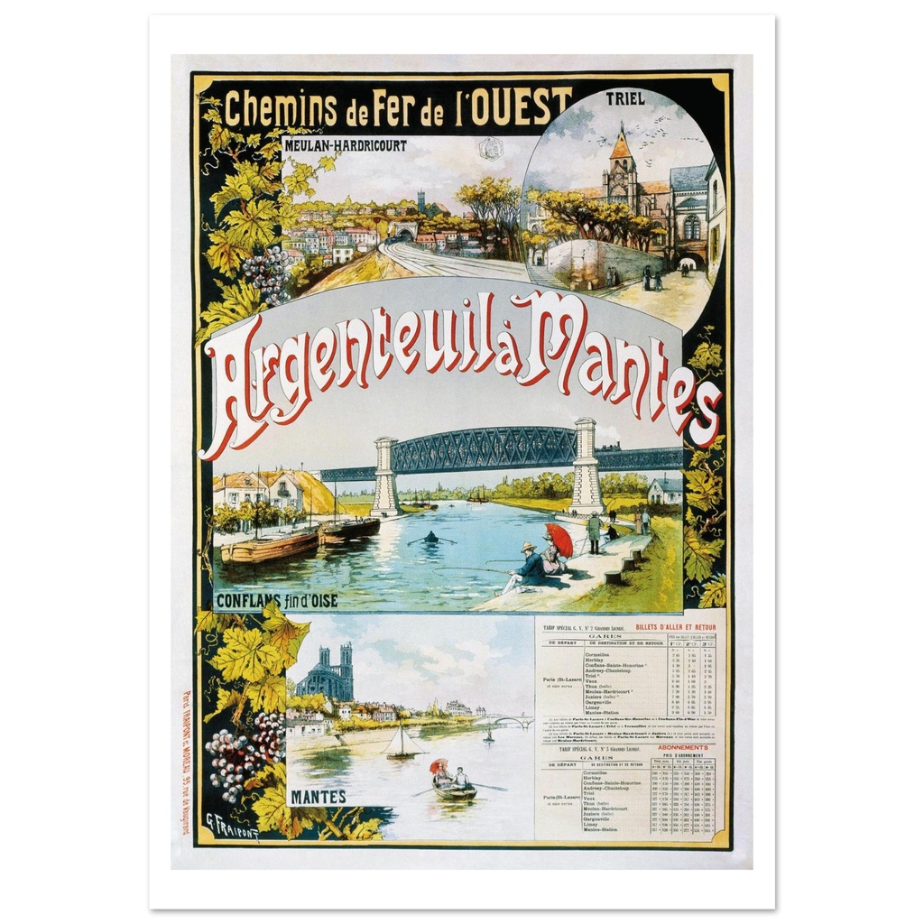 D'Argenteuil à Mantes