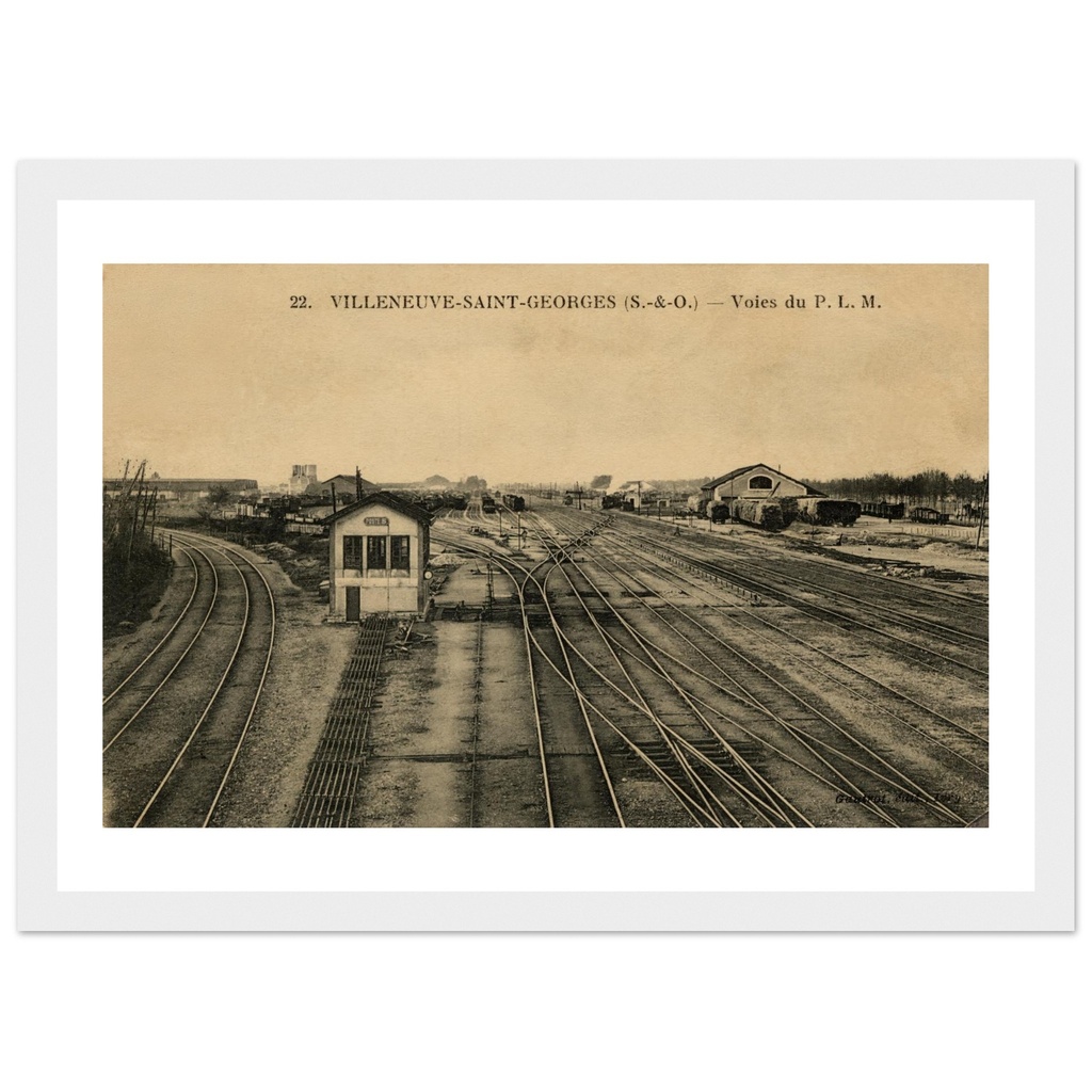 Villeneuve-Saint-Georges - Voie du PLM