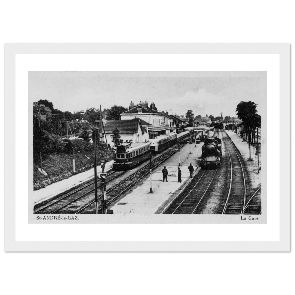 Saint-André-le-Gaz - La Gare