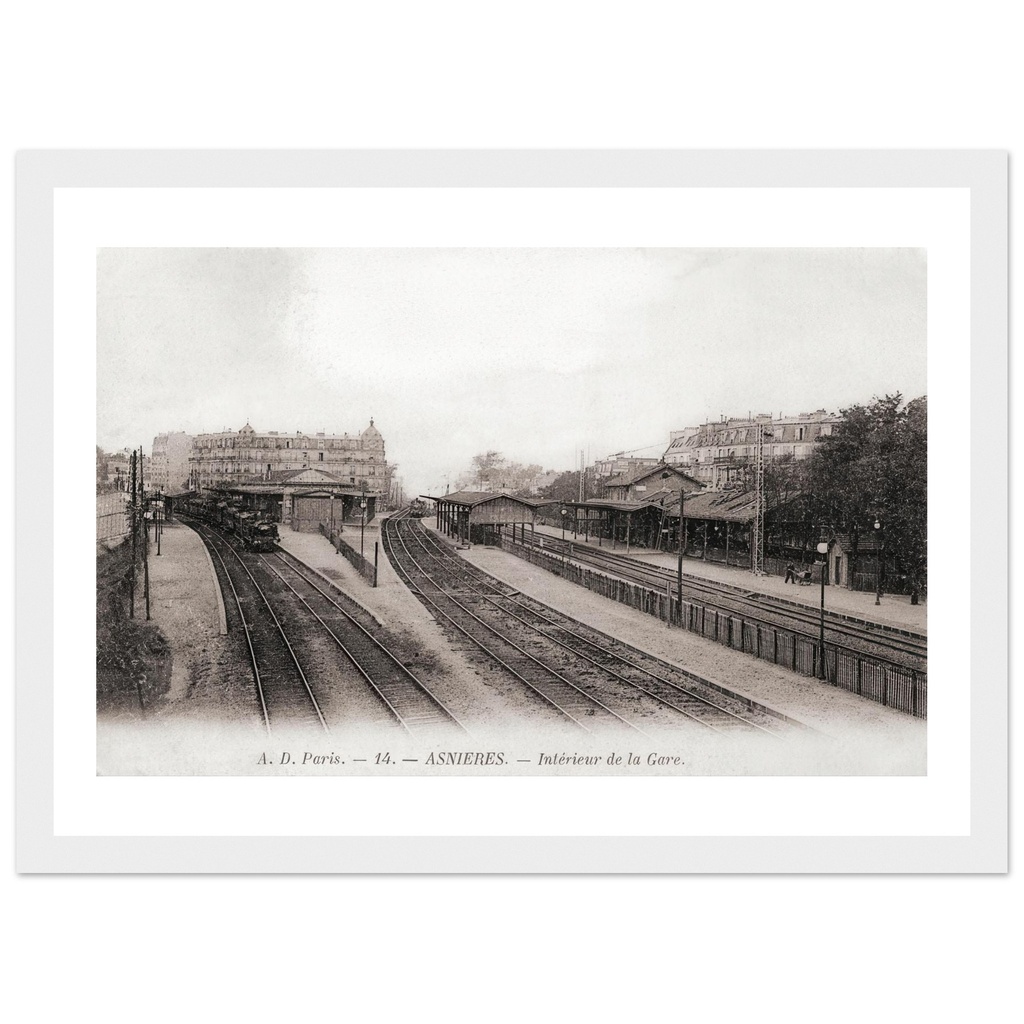 Asnières - Interieur de la gare