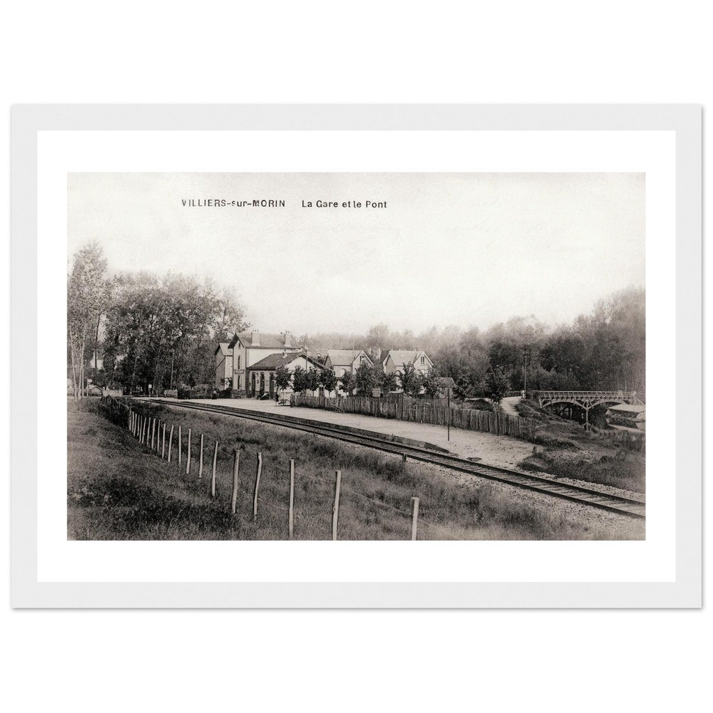 Villiers-sur-Morin - La Gare et le Pont