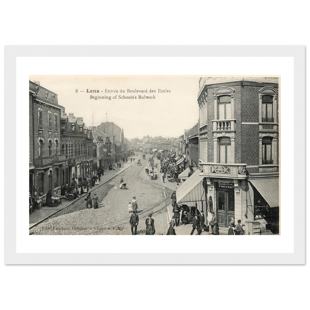 Lens- Entree du boulevard des Ecoles