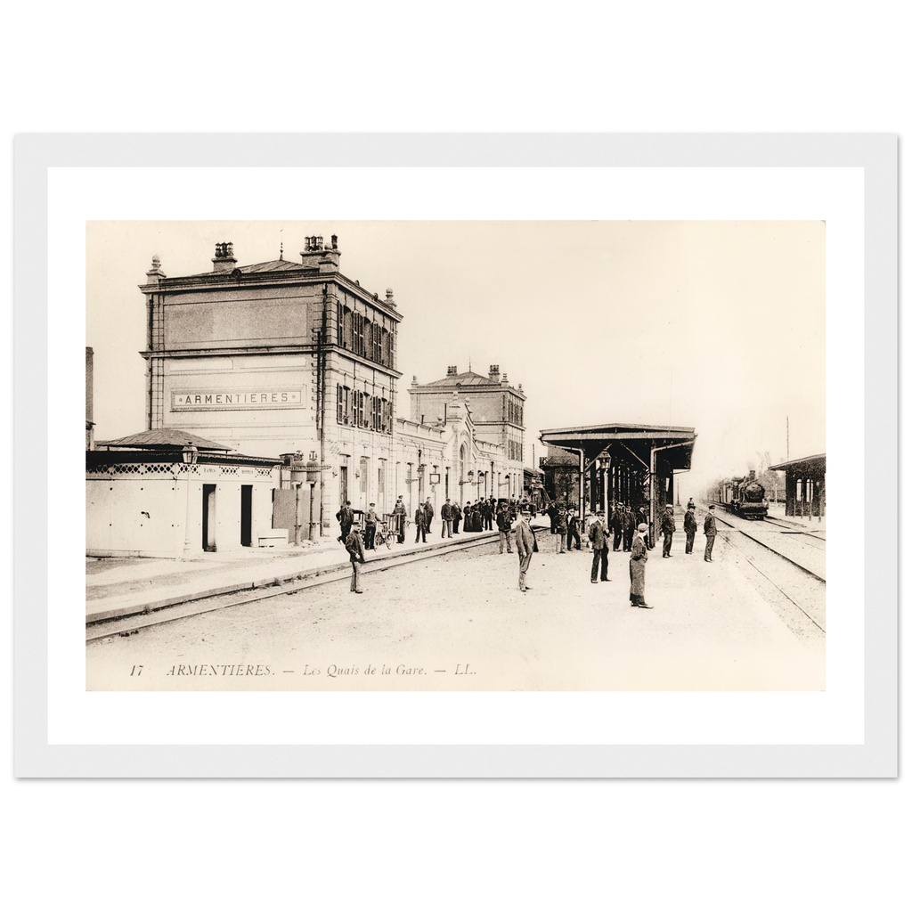 Armentieres - les quais de la Gare