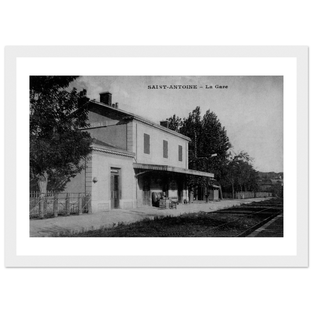 Saint-Antoine - Doubs - Franche- Comte - France    La Gare