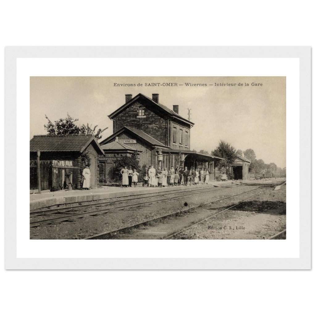 Wizernes - Interieur de la Gare