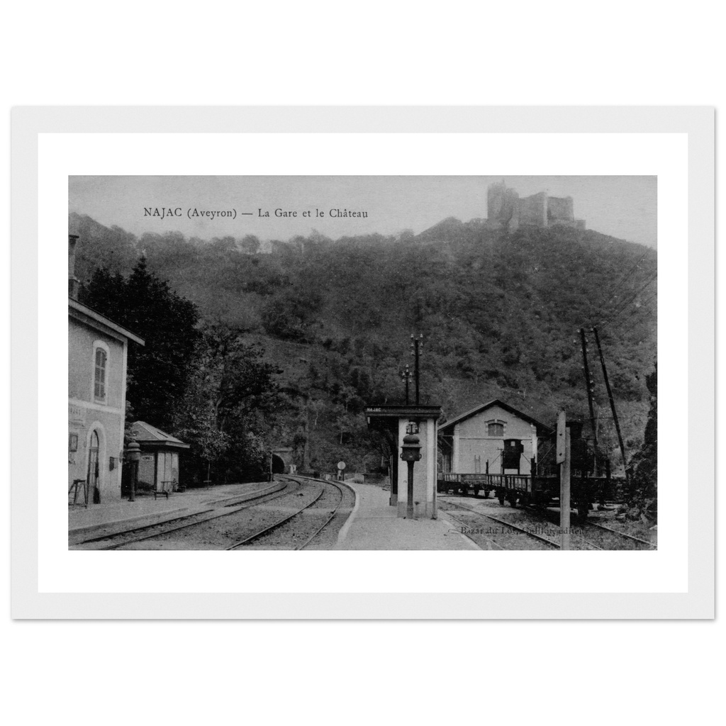 Najac - La Gare et le chateau
