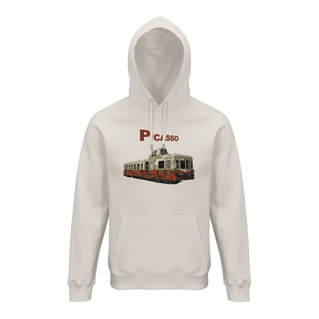 Sweat à capuche unisexe "Autorail Picasso"