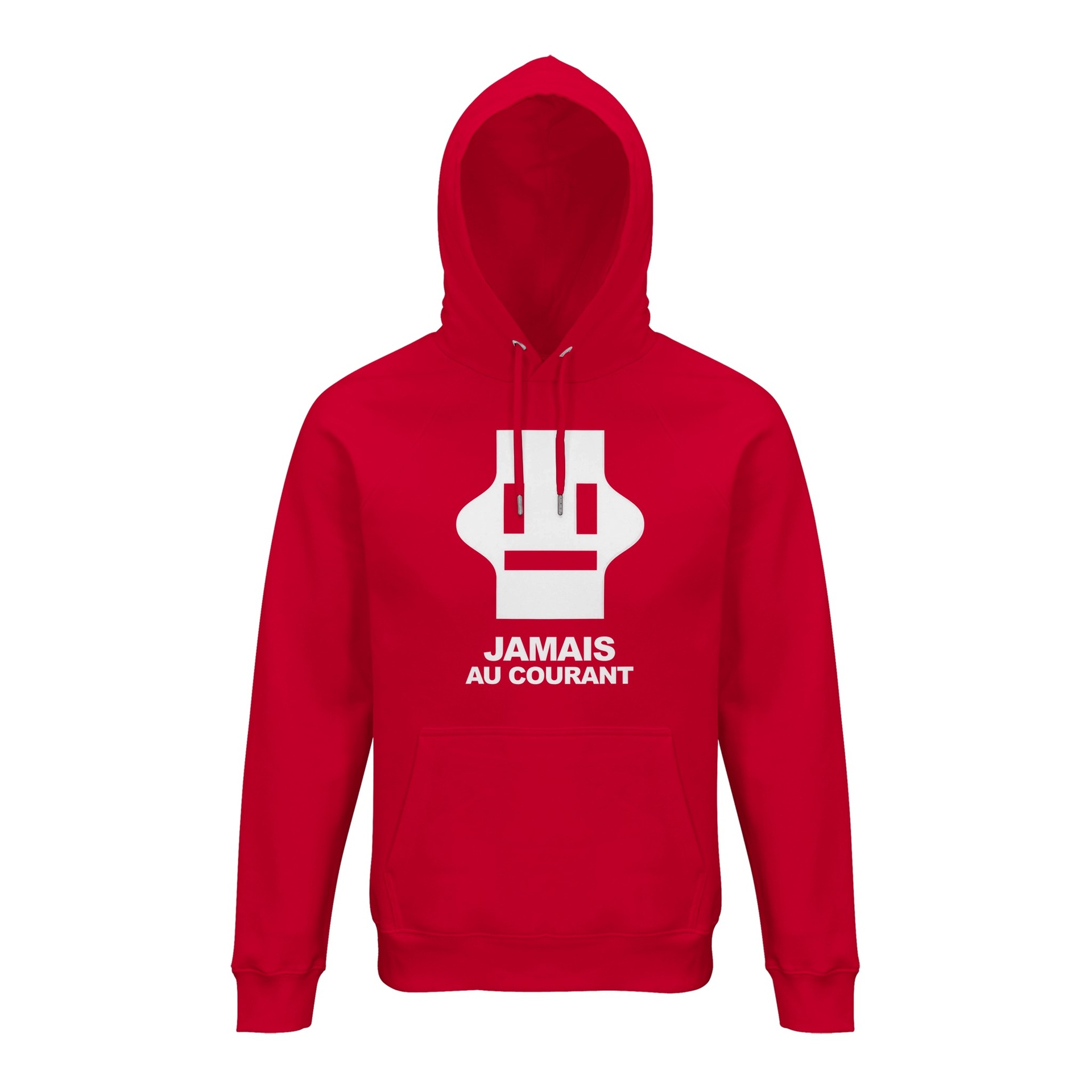 Sweat à capuche signalisation ferroviaire "Jamais au courant"