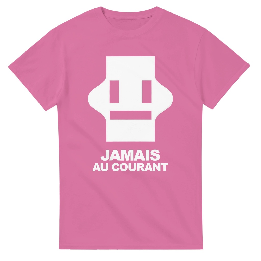 T-shirt  Signalisation ferroviaire"Jamais au courant" Unisexe